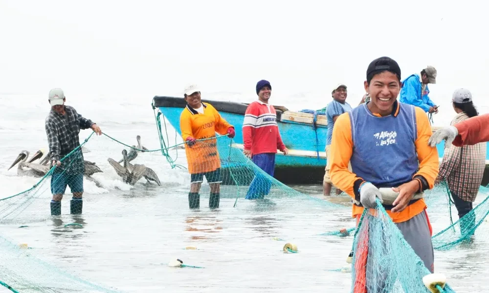 Laughing fishers