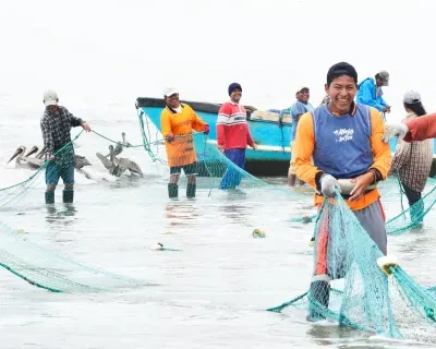 Laughing fishers